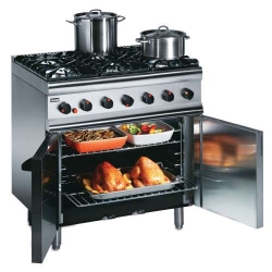 Lincat SLR9N 6 Burner Oven Range